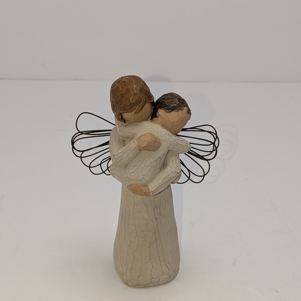 Willow Tree "Angels Embrace" Figurine 2002 Hand-Painted Sculpture 5.5" Tall
